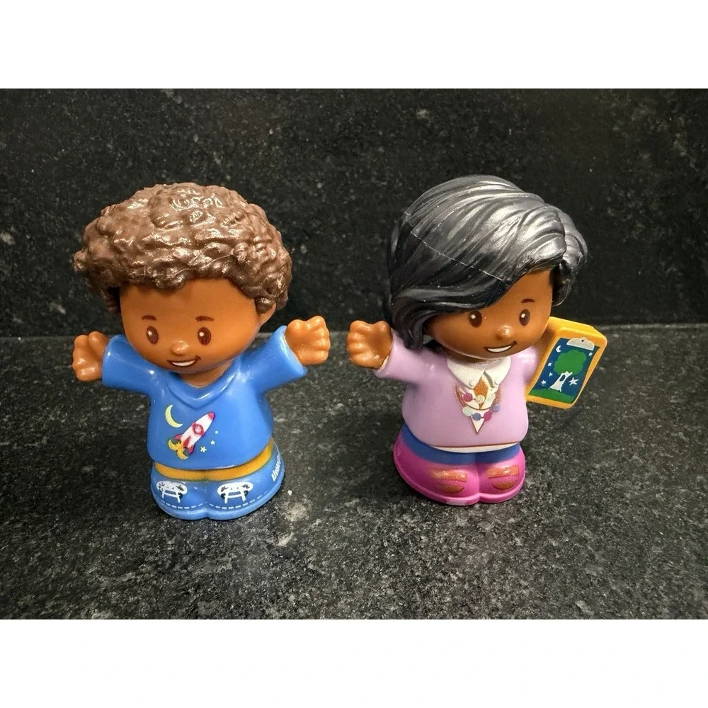 Fisher‎ Price Little People Lot Batman Robin DC + Mixed Figures 6 Pc